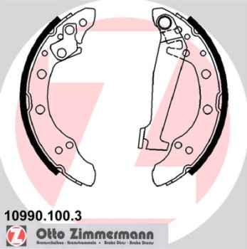 Zimmermann Brake Shoe Set for SEAT CORDOBA (6K1, 6K2) rear