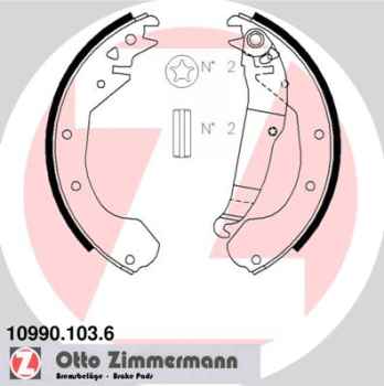 Zimmermann Brake Shoe Set for OPEL KADETT E Kasten (T85) rear