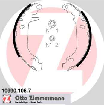 Zimmermann Brake Shoe Set for CITROËN ZX Break (N2) rear