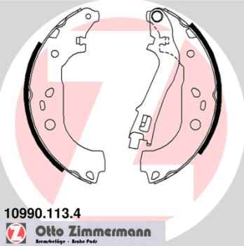 Zimmermann Brake Shoe Set for FIAT IDEA (350_) rear