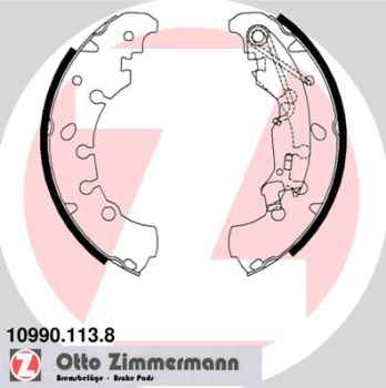 Zimmermann Brake Shoe Set for FIAT PUNTO EVO (199_) rear
