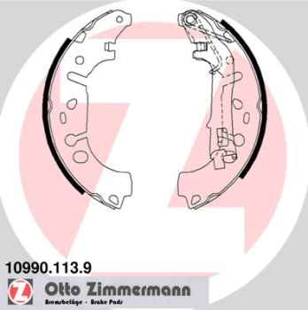 Zimmermann Brake Shoe Set for OPEL CORSA D Van (S07) rear