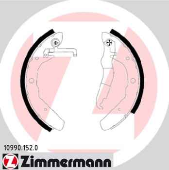 Zimmermann Brake Shoe Set for VW TRANSPORTER T3 Pritsche/Fahrgestell rear
