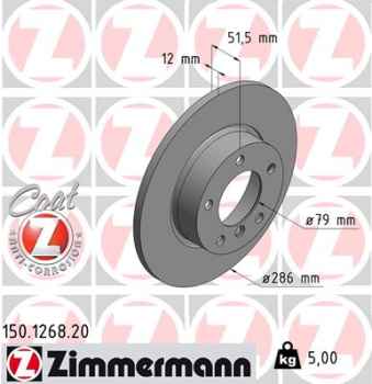 Zimmermann Brake Disc for BMW 3 Coupe (E36) front