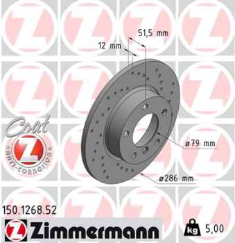 Zimmermann Sport Brake Disc for BMW Z3 Roadster (E36) front