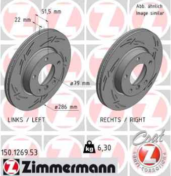 Zimmermann Sport Brake Disc for BMW 3 Compact (E36) front