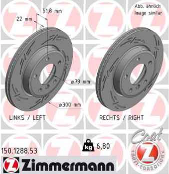 Zimmermann Sport Brake Disc for BMW Z3 Coupe (E36) front