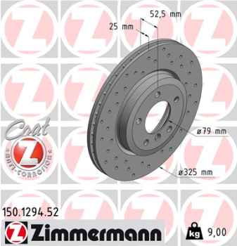 Zimmermann Sport Brake Disc for BMW Z4 Coupe (E86) front