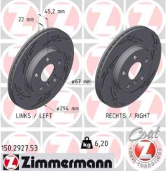 Zimmermann Sport Brake Disc for MINI MINI Cabriolet (F57) front