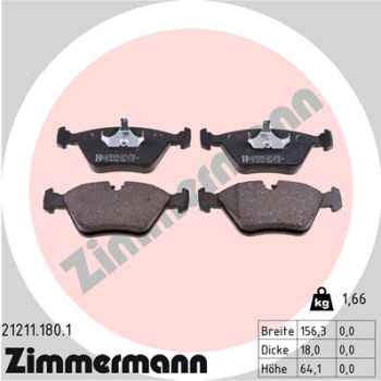 Zimmermann Brake pads for CITROËN XM (Y4) front