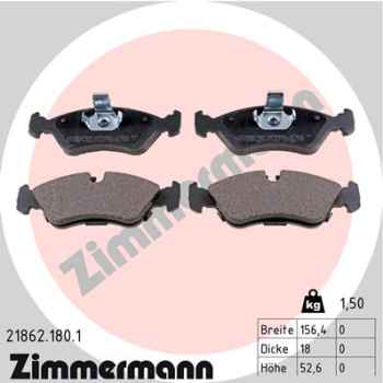 Zimmermann Brake pads for OPEL VECTRA B (J96) front