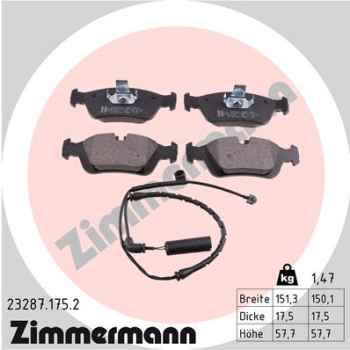 Zimmermann Brake pads for BMW 3 Touring (E46) front