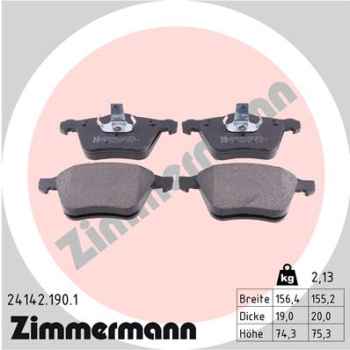Zimmermann Brake pads for VOLVO XC70 II (136) front