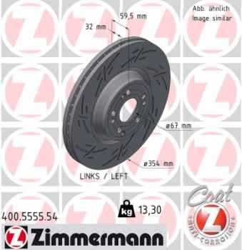 Zimmermann Sport Brake Disc for MERCEDES-BENZ GLE Coupe (C167) front left