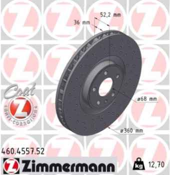 Zimmermann Sport Brake Disc for PORSCHE MACAN (95B) front left