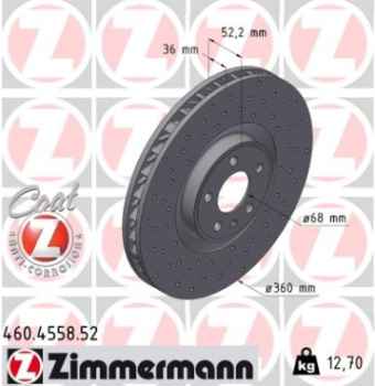 Zimmermann Sport Brake Disc for PORSCHE MACAN (95B) front right