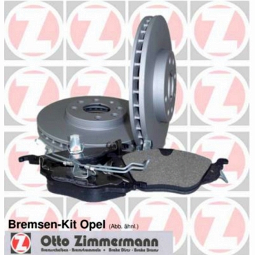 Zimmermann Brake Kit for OPEL ASTRA F Van (T92) front