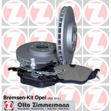Zimmermann Brake Kit for OPEL MERIVA B Großraumlimousine (S10) front