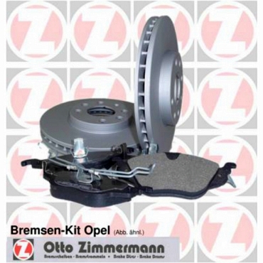 Zimmermann Brake Kit for RENAULT TRAFIC II Pritsche/Fahrgestell (EL) front