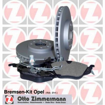 Zimmermann Brake Kit for OPEL ASTRA J Stufenheck front