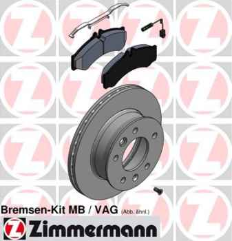 Zimmermann Brake Kit for MERCEDES-BENZ SPRINTER 3-t Pritsche/Fahrgestell (903) front