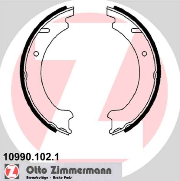 Zimmermann Brake Shoe Set for VOLVO 850 Kombi (855) rear / parking brake