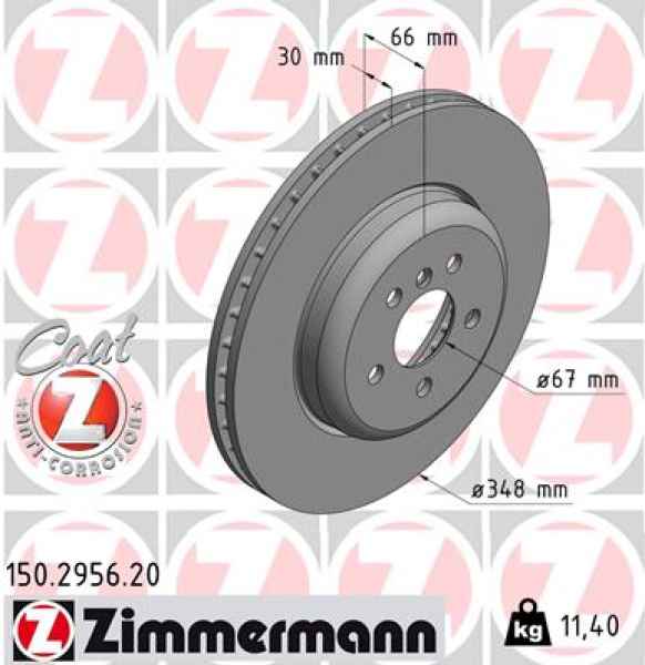 Zimmermann Brake Disc for BMW 5 Touring (G31) front
