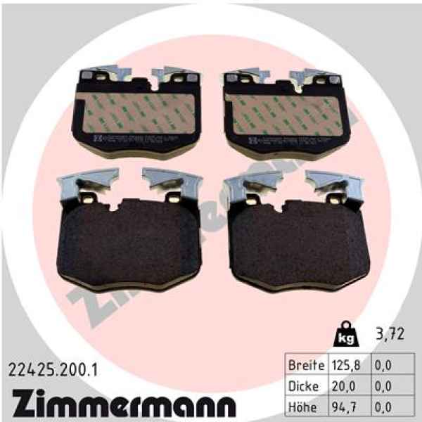 Zimmermann Brake pads for BMW X7 (G07) front